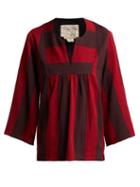 Matchesfashion.com Ace & Jig - Isabelle Striped Cotton Top - Womens - Red Multi