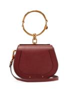 Matchesfashion.com Chlo - Nile Small And Suede Leather Cross Body Bag - Womens - Burgundy
