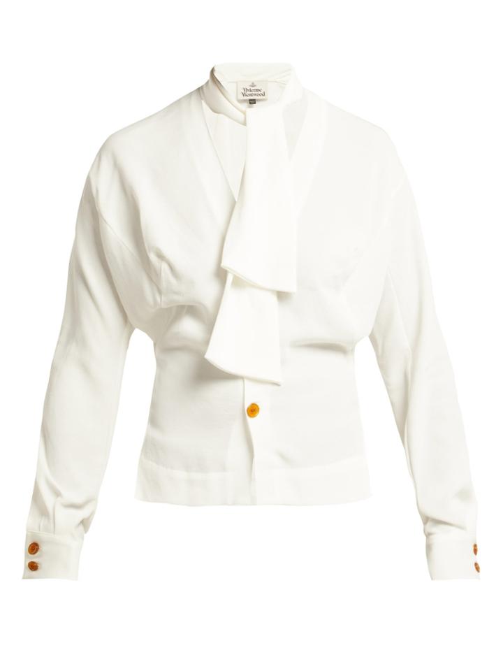 Vivienne Westwood Wilma Crepe De Chine Blouse