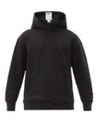 Matchesfashion.com Y-3 - Striped Cotton-jersey Hooded Sweatshirt - Mens - Black