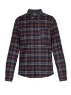 Matchesfashion.com A.p.c. - Attic Wool Blend Shirt - Mens - Navy