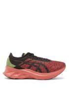 Matchesfashion.com Asics - Novablast Mesh Running Trainers - Mens - Black Red