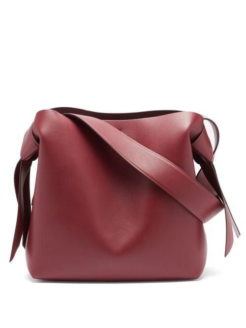 Matchesfashion.com Acne Studios - Musubi Medium Leather Shoulder Bag - Womens - Burgundy