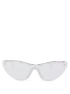 Matchesfashion.com Gucci - Metal Cat-eye Sunglasses - Womens - Silver