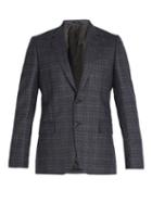 Matchesfashion.com Paul Smith - Soho Slim Fit Wool Suit Jacket - Mens - Blue Multi