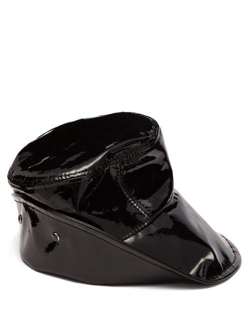 Matchesfashion.com Maison Michel - Paulina Pvc Bucket Hat - Womens - Black