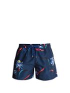 Matchesfashion.com Paul Smith - Floral Print Swim Shorts - Mens - Navy Multi