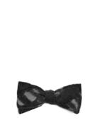 Title Of Work Checked Wool Bow Tie