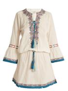Talitha Ria Zoya-embroidered Cotton Dress