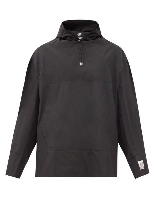 Boramy Viguier - Logo-patch Cotton-blend Canvas Coat - Mens - Black