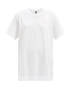 Matchesfashion.com Adidas By Stella Mccartney - Oversized Logo-print Cotton-jersey T-shirt - Womens - White