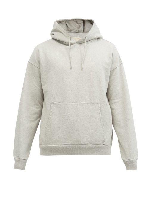 Matchesfashion.com Jeanerica Jeans & Co. - Jules Organic-cotton Jersey Hooded Sweatshirt - Mens - Light Grey