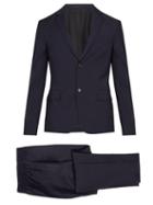 Matchesfashion.com Prada - Single Breasted Suit - Mens - Navy