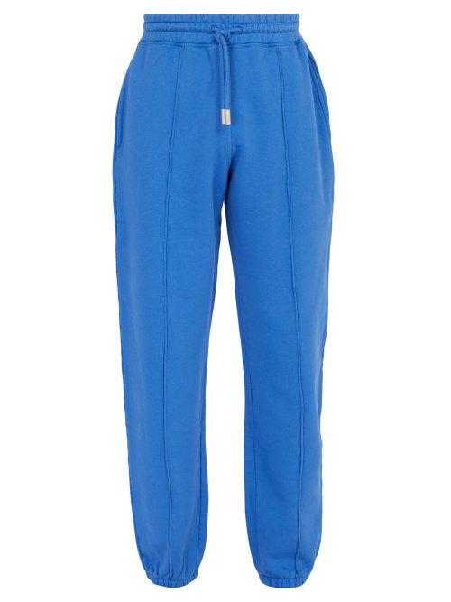Matchesfashion.com Off-white - Blurred Off Cotton Sweatpants - Mens - Blue