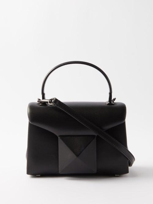 Valentino Garavani - One Stud Mini Leather Bag - Womens - Black