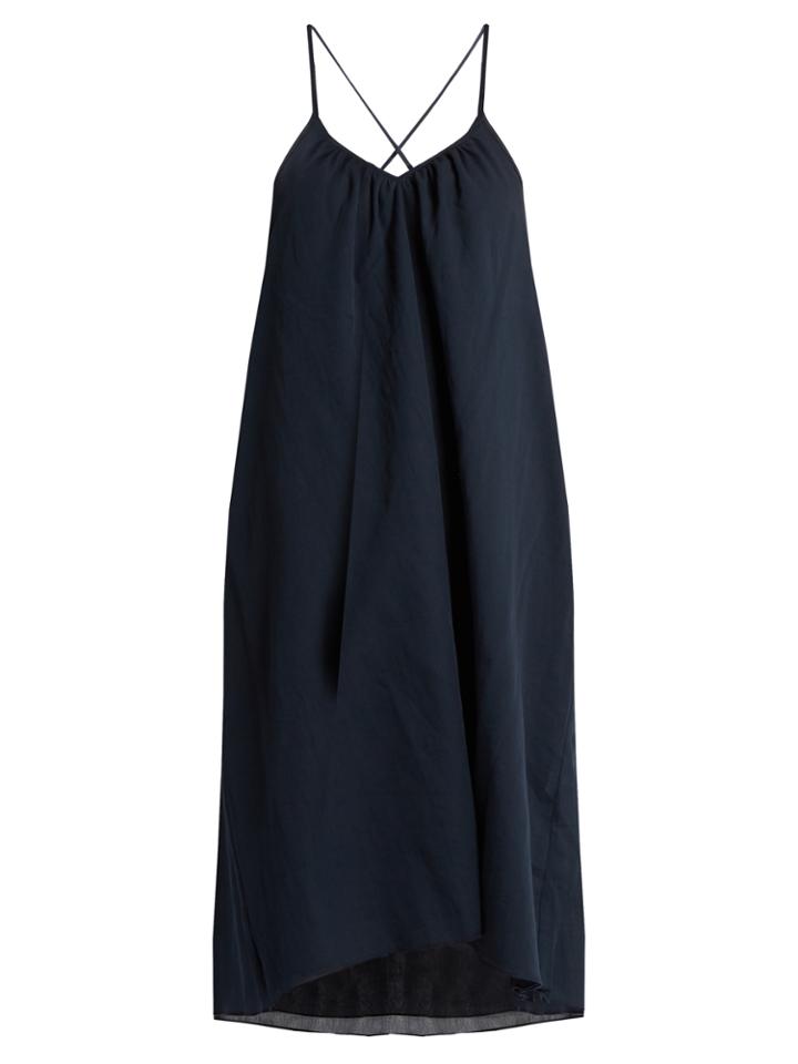 Loup Charmant Cross-back Cotton Slip Dress