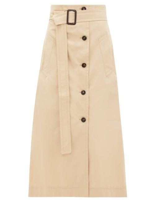 Matchesfashion.com S Max Mara - Lisotte Skirt - Womens - Beige