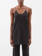 Skin - Long Pima Cotton-jersey Camisole - Womens - Black