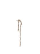 Matchesfashion.com Delfina Delettrez - 1987 Diamond & 18kt White-gold Single Drop Earring - Womens - Crystal