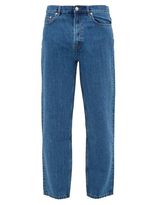 Matchesfashion.com A.p.c. - Flat Wash Straight Leg Jeans - Mens - Blue