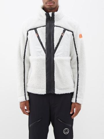 Sportalm - High-neck Polar-fleece Jacket - Mens - Stone
