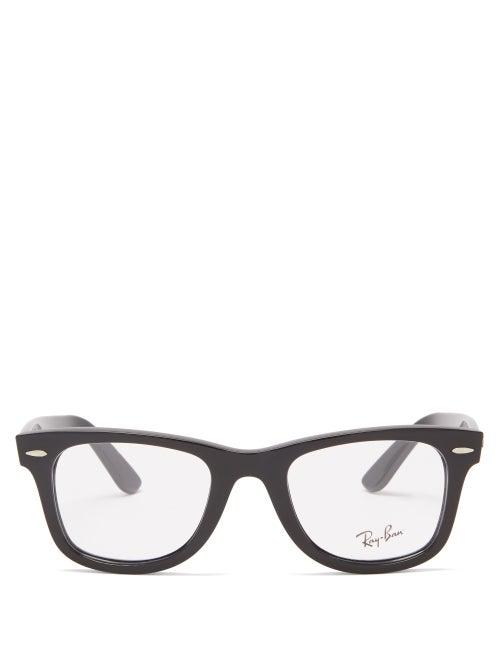Ray-ban - Wayfarer Acetate Glasses - Womens - Black