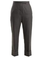 Thom Browne Cropped Wool Trousers