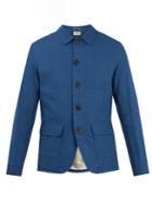 Oliver Spencer Cowboy Patch-pocket Linen Jacket