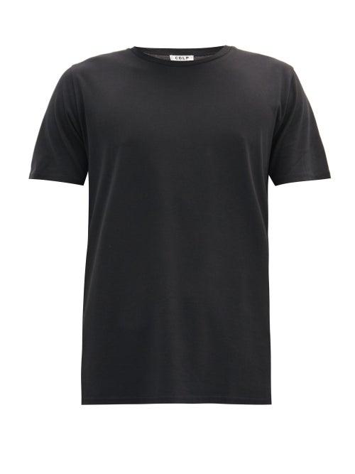 Matchesfashion.com Cdlp - Pack Of Three Lyocell-blend Jersey T-shirts - Mens - Black