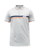 Kjus - Stripe-print Jersey Polo Shirt - Mens - Grey