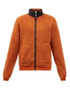 Albam - Zipped Sherpa-fleece Jacket - Mens - Orange