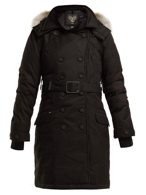 Matchesfashion.com Nobis - Tula Double Breasted Down Coat - Womens - Black