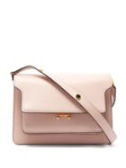 Matchesfashion.com Marni - Trunk Medium Leather Shoulder Bag - Womens - Light Pink