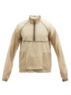 Matchesfashion.com Arnar Mar Jonsson - Quarter-zip Shell Track Top - Mens - Khaki