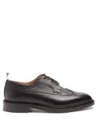 Thom Browne Longwing Grained-leather Brogues