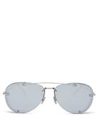 Matchesfashion.com Dior Homme Sunglasses - Diorchroma1 Aviator Sunglasses - Mens - Silver