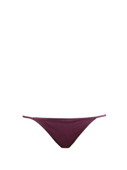 Matchesfashion.com Dos Gardenias - Dreamweaver Bikini Briefs - Womens - Burgundy