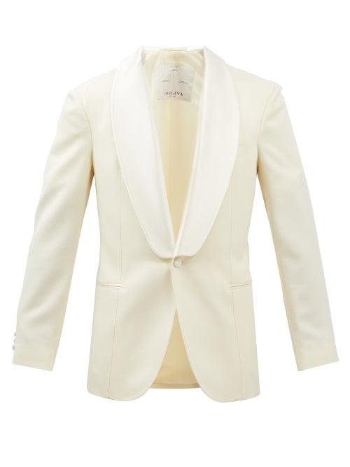 Giuliva Heritage Collection - Bernardo Wool-blend Twill Dinner Jacket - Mens - White