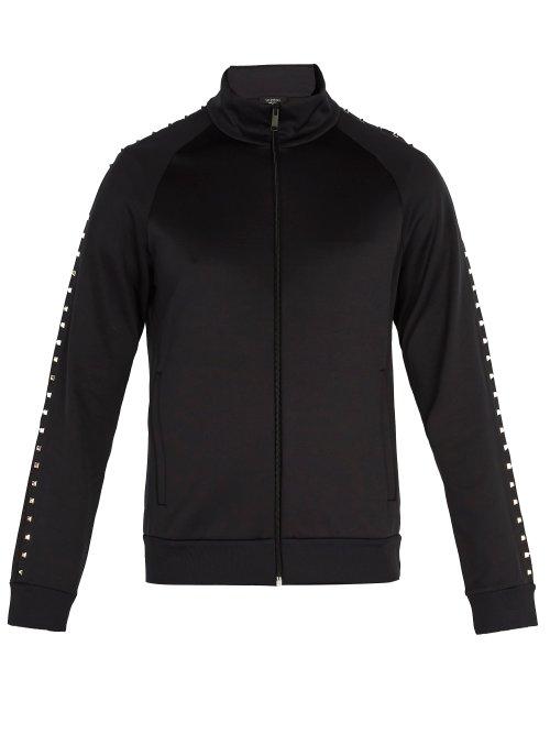 Matchesfashion.com Valentino - Rockstud Untitled #8 Track Top - Mens - Black