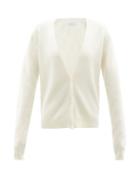Raey - Organic-cashmere Knitted Cardigan - Womens - Cream