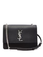 Matchesfashion.com Saint Laurent - Sunset Small Leather Shoulder Bag - Womens - Black