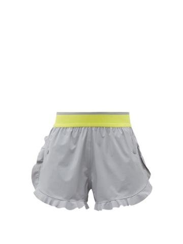 Matchesfashion.com Adidas By Stella Mccartney - Hiit Double Layer Performance Shorts - Womens - Grey