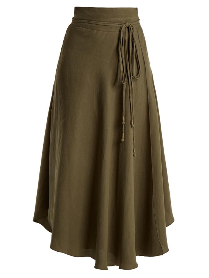 Apiece Apart Rosehip Tie-waist Skirt