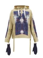 Matchesfashion.com Craig Green - Body Embroidered Cotton-poplin Hooded Top - Mens - Navy