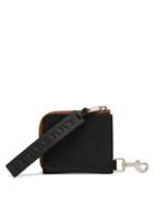 Matchesfashion.com Burberry - Grained Leather Zip Fastening Coin Purse - Mens - Black
