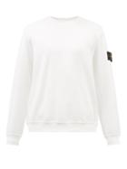 Stone Island - Logo-patch Cotton-blend Sweatshirt - Mens - White