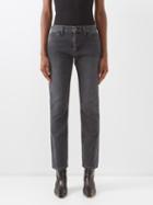 Petar Petrov - Gotam Straight-leg Jeans - Womens - Dark Grey
