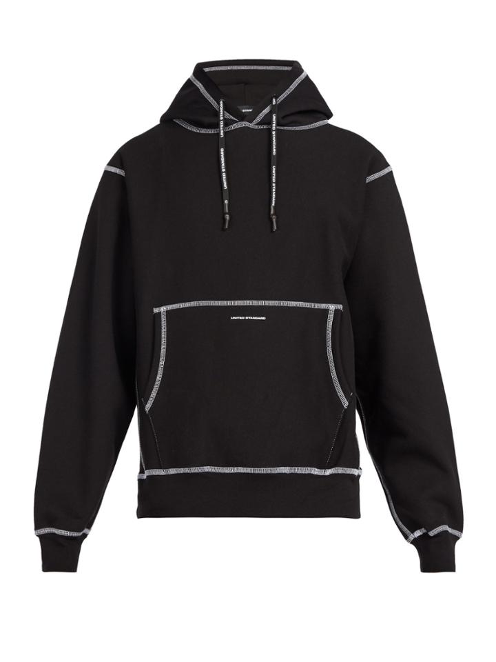 United Standard Cotton-blend Hooded Sweatshirt