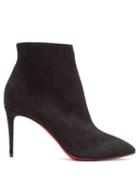 Matchesfashion.com Christian Louboutin - Eloise 85 Suede Ankle Boots - Womens - Black