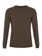 Giorgio Armani Crew-neck Wool-blend Sweater
